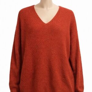 Red Inc. Stretchy Sequin Sweater (Christmas) Size L
